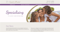 Desktop Screenshot of cupids-bridal.com.au